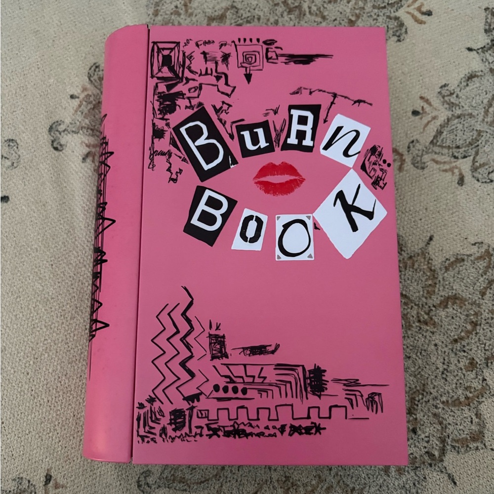 Mean girls burn book tin